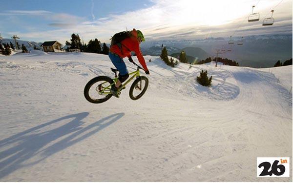 snow mountain bike